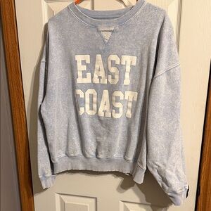 East Coast Crewneck Sweatshirt - Light Blue